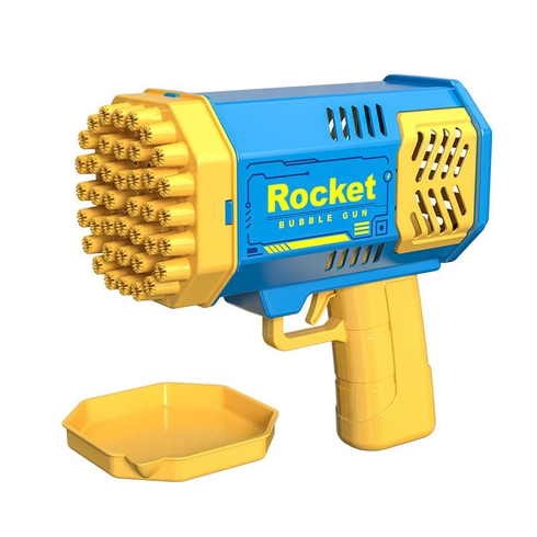 Rocket акумуляторний Пістолет мильних бульбашок рожевий