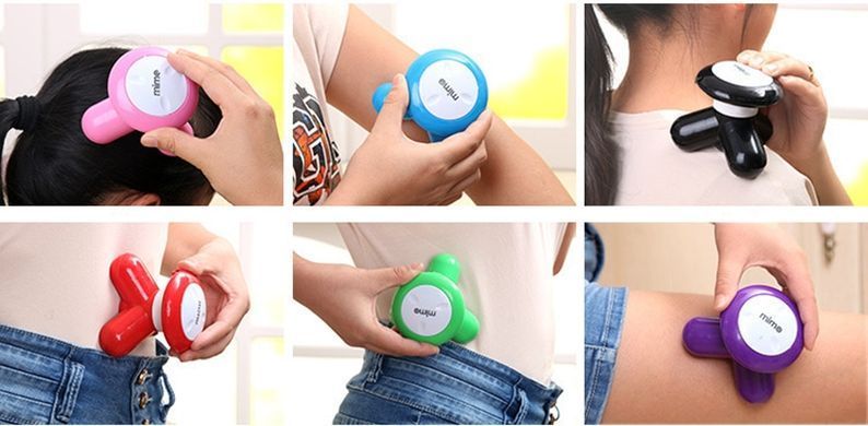 Мультифункциональный мини-массажер Mimo, Голубой