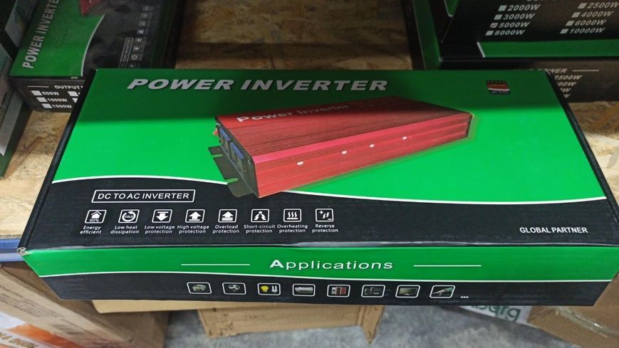 Преобразователь напряжения, инвертор 5000W inverter 12V-220V