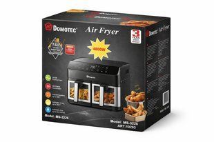 Аэрофритюрница DOMOTEC Air Fryer MS-3226 , 4800 Вт