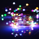Светодиодная гирлянда проволока 20 м LED с пультом USB МУЛЬТИК