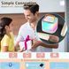 Портативная Bluetooth-колонка T7 с LED подсветкой / Караоке-колонка для детей и взрослых 2 микрофона