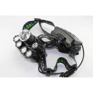 Налобний ліхтар BL POLICE BL-T78 158000W T6 ліхтарик 1700 Lumen + УФ