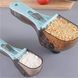 Регулируемые пластиковые мерные ложки 2 штуки Adjustable measuring spoon