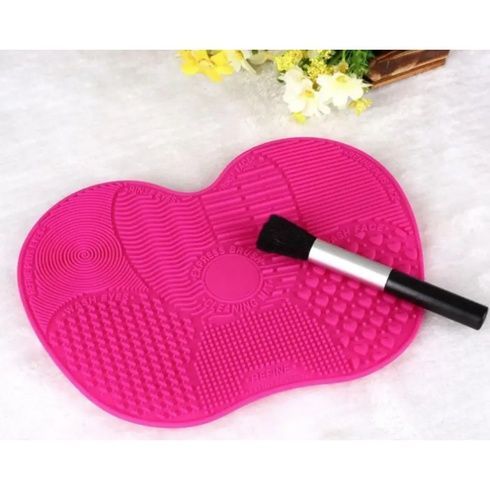 Коврик для чистки и мытья косметических кистей Brush Spa Силиконовый коврик для эффективной очистки кистей для макияжа
