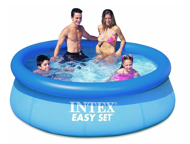 Сімейний надувний басейн (244*76) Easy Set Intex 28110/2419 л круглий