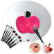Коврик для чистки и мытья косметических кистей Brush Spa Силиконовый коврик для эффективной очистки кистей для макияжа