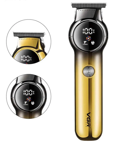 Аккумуляторная машинка для стрижки VGR V-989 от USB с 3 насадками