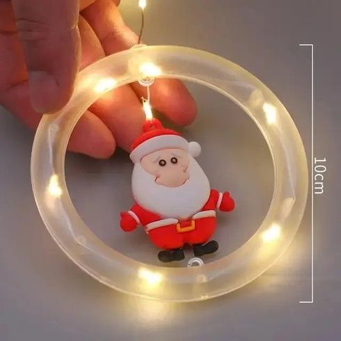 Xmas штора Кольца с фигурами 3m*70cm 110L M Мультицветная
