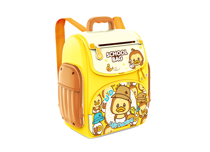 Дитячий електронний сейф-скарбничка SUNROZ Рюкзак Bambi WF-3008CX Ugly Duckling