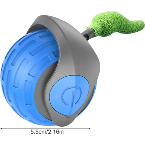 Мяч для кошек с пушистой гусеной подушкой,интерактивный забавный, Cat toy ball AND XL1247
