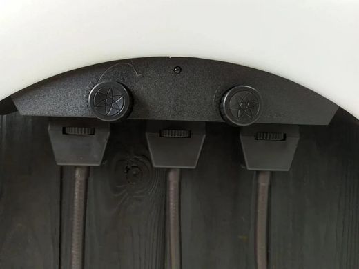 Профессиональная кольцевая LED лампа SLP-G63 с 3 держателями, пультом, диаметр 55 см с штативом