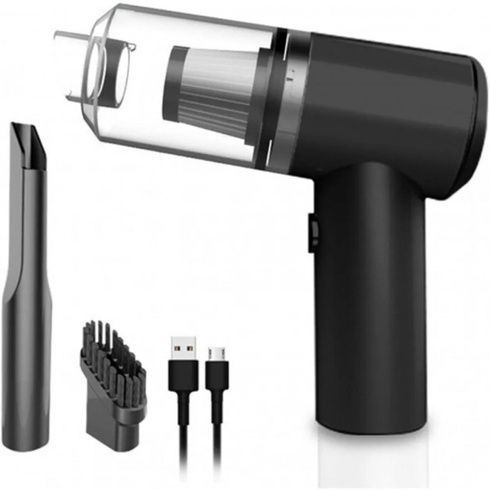 Автомобильный пылесос 2 in 1 Vacuum cleaner USB, Черный