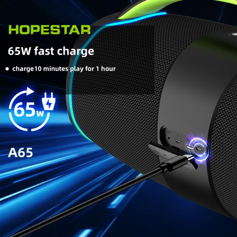 Портативна бездротова колонка Bluetooth Hopestar A65 | з мікрофоном