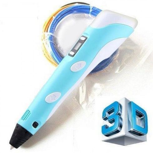 3D ручка c LCD дисплеем и набором эко пластика для 3Д рисования / 3D Pen