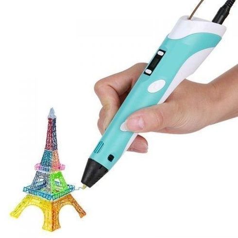 3D ручка c LCD дисплеем и набором эко пластика для 3Д рисования / 3D Pen