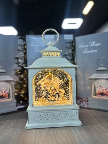 Музыкальный новогодний фонарь WDL 24072D Xmas Рождественская ночь