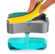 Диспенсер для миючого засобу натискний Soap Pump Sponge Caddy, Прозрачный