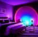Sunset Lamp проекционный светильник заката, рассвета, USB led Lamp , свет радужный, фиолетово-бирюзовый