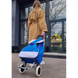 Сумка господарська на коліщатках 95 см 1897 візок сумка кравчучка Синя