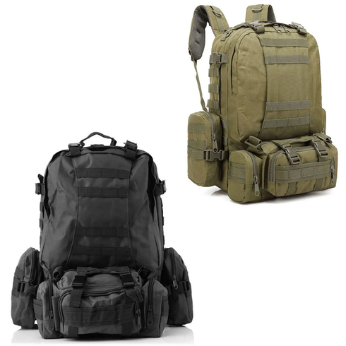 Рюкзак тактический с итогами Eagle B08 55 литр черный