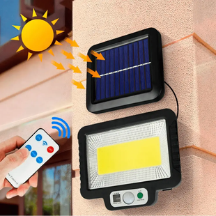 Ліхтар акумуляторний Solar Light BL BK128-4COB з пультом на сонячній батареї