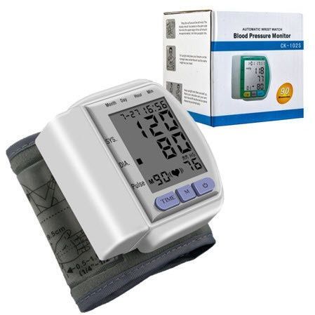 Автоматический тонометр для измерения давления пульса на запястье Blood Pressure Monitor CK-102S