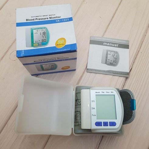 Автоматический тонометр для измерения давления пульса на запястье Blood Pressure Monitor CK-102S