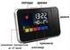 Годинник / Метеостанція / Вологомір з проектором часу Color Screen Calendar 8190