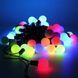Гирлянда матовый шарик 40LED 5м (флеш) 18мм, Новогодняя бахрама, Светодиодная гирлянда, Уличная гирлянда