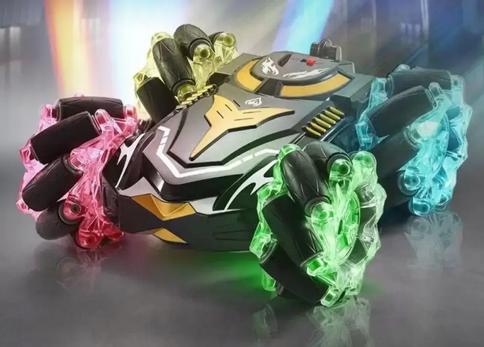 Машинка вертушка H-6010 Hyper Stunt-Car Glow, Машинка на радиоуправлении трюковая, дрифт, вращение 360&deg;