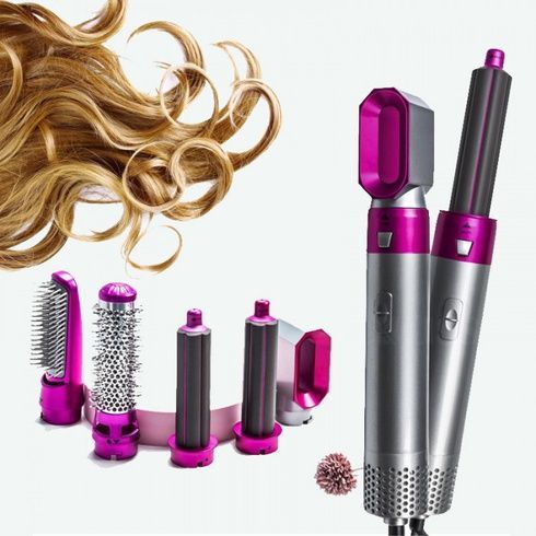 Стайлер Hot Air Styler 5в1 для укладки&nbsp;волос, 1000 Вт, 5 насадок, с кейсом