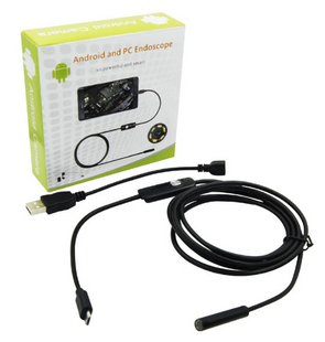 Камера Эндоскоп Android and PC Endoscope, гибкая USB-камера (100P) 3.5 м