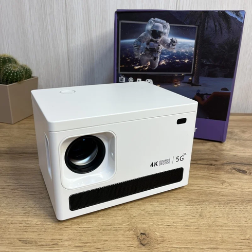 Розумний проектор 4K, 4 ядра, X6 Android 10, Wi-Fi, 2K відео, Full HD 1080P, міні-проектор для домашнього кінотеатру