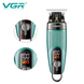 Бездротова машинка для стрижки волосся + 4 насадки, USB, VGR-975 / Акумуляторний триммер для волосся та бороди