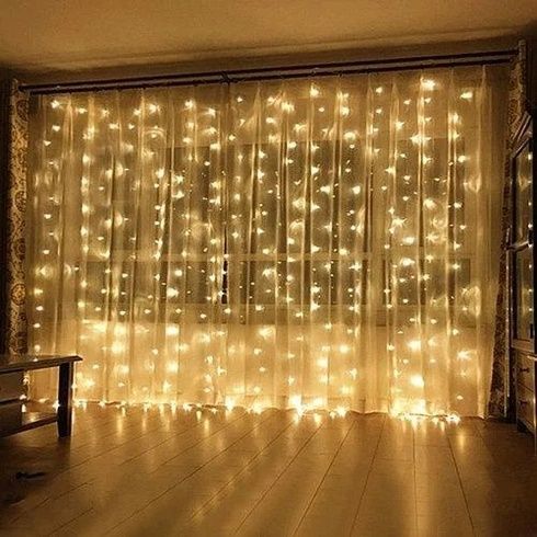 Гірлянда світлодіодна Штора 160 LED 2х2м, Белый тёплый