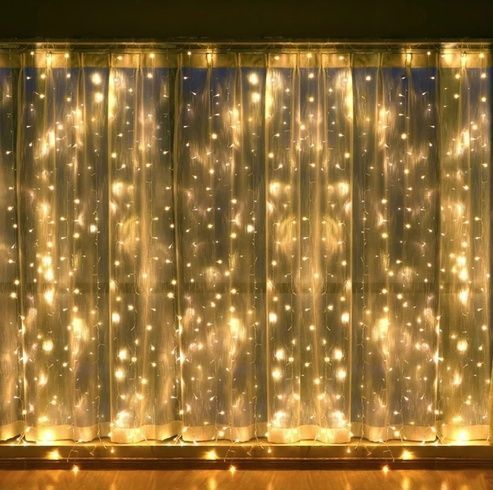 Гірлянда світлодіодна Штора 160 LED 2х2м, Белый тёплый