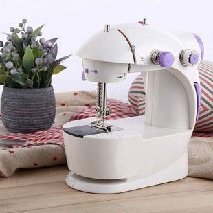 Міні швейна машинка 4 в 1 Mini Sewing Machine SM-201, Білий