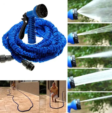 Шланг для полива  V-HOSE PRO 90 метров поливочный растягивающийся с распылителем