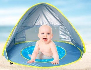 Палатка детская с бассейном автоматическая WM-BABY POOL