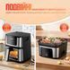 Аэрогриль Domotec 2в1 MS-3225 7л / Многофункциональная аэрофритюрница + гриль 3800 Вт